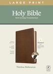 NLT Large Print Thinline Reference Bible, Filament Enabled Edition (Red Letter, Leatherlike, Rustic Brown, Indexed) - 圖片 1
