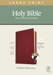 NLT Large Print Thinline Reference Bible, Filament Enabled Edition (Red Letter, Leatherlike, Berry, Indexed) - 圖片 1