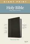 KJV Personal Size Giant Print Bible, Filament Enabled Edition (Leatherlike, Black/Onyx) - 圖片 1