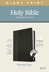 KJV Personal Size Giant Print Bible, Filament Enabled Edition (Leatherlike, Black/Onyx, Indexed) - 圖片 1