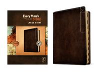 Every Man's Bible Nlt, Large Print, Deluxe Explorer Edition (Leatherlike, Rustic Brown, Indexed) - 圖片 1