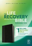 NLT Life Recovery Bible, Second Edition, Personal Size (Leatherlike, Black/Onyx) - 圖片 1