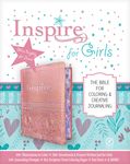 Inspire Bible for Girls NLT (Leatherlike, Pink): The Bible for Coloring & Creative Journaling - 圖片 1