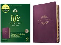 NLT Life Application Study Bible, Third Edition (Leatherlike, Purple, Indexed, Red Letter) - 圖片 1