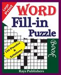 Large Print Word Fill-in Puzzle book - 圖片 1