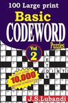100 Large Print Basic Codeword Puzzles 2 - 圖片 1