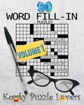 Word Fill-In Puzzle Book, 90 Puzzles: Volume 1 - 圖片 1