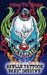 How To Draw Skulls Tattoos Basic Designs: Draw Skulls Tattoos Step By Step Guided Book - 圖片 1