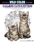 Calming Cats & Kittens: Adult Coloring Book - 圖片 1