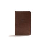 CSB Compact Bible, Value Edition, Brown Leathertouch - 圖片 1