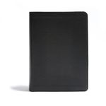 CSB He Reads Truth Bible, Black Leathertouch: Black Letter, Wide Margins, Notetaking Space, Reading Plans, Sewn Binding, Two Ribbon Markers, Easy-To-R - 圖片 1