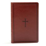 KJV Large Print Personal Size Reference Bible, Brown Leathertouch - 圖片 1
