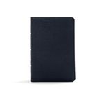 KJV Large Print Compact Reference Bible, Black Leathertouch - 圖片 1