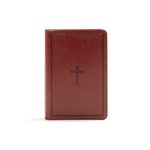 KJV Large Print Compact Reference Bible, Brown Leathertouch - 圖片 1