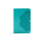 KJV Large Print Compact Reference Bible, Teal Leathertouch - 圖片 1