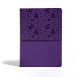 KJV Super Giant Print Reference Bible, Purple Leathertouch - 圖片 1