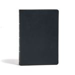 KJV Super Giant Print Reference Bible, Black Genuine Leather - 圖片 1