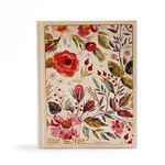 CSB Notetaking Bible, Floral Cloth-Over-Board - 圖片 1