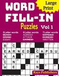 Large Print Word Fill-in Puzzles - 圖片 1