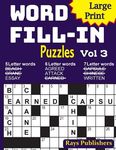 Large Print Word Fill-in Puzzles 3 - 圖片 1