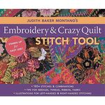 Judith Baker Montano's Embroidery & Crazy Quilt Stitch Tool: - 180+ Stitches & Combinations - Tips for Needles, Thread, Ribbon, Fabric - Illustrations - 圖片 1