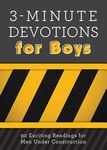 3-Minute Devotions for Boys: 90 Exciting Readings for Men Under Construction - 圖片 1