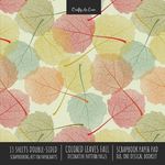 Colored Leaves Fall Scrapbook Paper Pad 8x8 Decorative Scrapbooking Kit for Cardmaking Gifts, DIY Crafts, Printmaking, Papercrafts, Seasonal Designer - 圖片 1