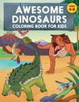 Awesome Dinosaurs Coloring Book for Kids: Ages 4-8 - 圖片 1