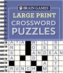 Brain Games - Large Print Crossword Puzzles (Purple) - 圖片 1
