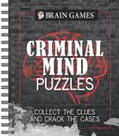 Brain Games - Criminal Mind Puzzles: Crime-Themed Brain Teasers Visual, Verbal, Memory & Logic Puzzles Spiral Bound Activity Book for Adults & Teens - 圖片 1