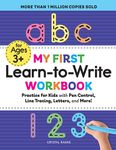 My First Learn-To-Write Workbook: Practice for Kids with Pen Control, Line Tracing, Letters, and More! - 圖片 1
