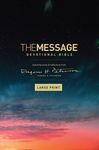 The Message Devotional Bible, Large Print (Hardcover): Featuring Notes and Reflections from Eugene H. Peterson - 圖片 1