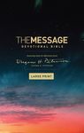 The Message Devotional Bible, Large Print (Softcover): Featuring Notes and Reflections from Eugene H. Peterson - 圖片 1