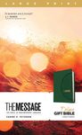 The Message Deluxe Gift Bible, Large Print (Leather-Look, Green): The Bible in Contemporary Language - 圖片 1