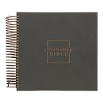Illustrating Bible NIV - Spiral Bound Bible Journal, Dark Gray - 圖片 1