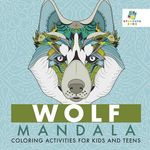 Wolf Mandala Coloring Activities for Kids and Teens - 圖片 1