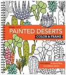 Color & Frame - Painted Deserts (Adult Coloring Book) - 圖片 1