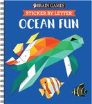 Brain Games - Sticker by Letter: Ocean Fun (Sticker Puzzles - Kids Activity Book) [With Sticker(s)] - 圖片 1