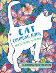 Butts, Bleps, and Beans Cat Coloring Book: 35 Coloring Pages for Adults - 圖片 1