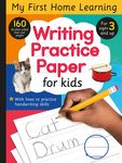 Writing Practice Paper for Kids: 160 Double-Sided Tear-Out Pages for Ages 3 and Up! - 圖片 1