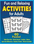 Fun and Relaxing Activities for Adults: Puzzles for People with Dementia [Large-Print] - 圖片 1