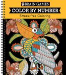 Brain Games - Color by Number: Stress-Free Coloring (Orange) - 圖片 1