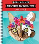 Brain Games - Sticker by Number: Animals (28 Images to Sticker) - 圖片 1