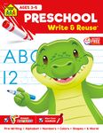 School Zone Preschool Write & Reuse Workbook - 圖片 1