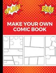 Make Your Own Comic Book: Art and Drawing Comic Strips, Great Gift for Creative Kids Red - 圖片 1