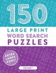 150 Large Print Word Search Puzzles: Easy-to-Read Word Games to Exercise Your Brain (Volume 1) - 圖片 1