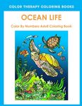 Ocean Life Color By Number Adult Coloring Book - 圖片 1