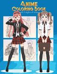 Anime Coloring Book With 3 Styles of Anime: Adorable Manga and Anime Characters set on Anime For Anime Lover, Adults, Teens (Manga coloring book) - 圖片 1