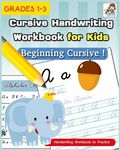 Cursive Handwriting Workbook for Kids: Cursive Writing Practice Book, Alphabet Cursive Tracing Book (Beginning Cursive and Grades 1-3) - 圖片 1