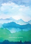 Watercolor Blue & Green Hills - Dotted Bullet Journal: Medium A5 - 5.83X8.27 - 圖片 1